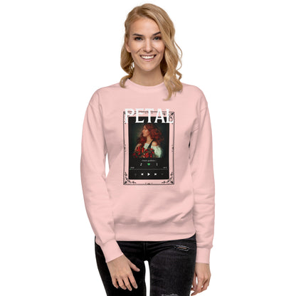 Petaline Sweatshirt image 101 in selected colour, showing front view for the Petal design.