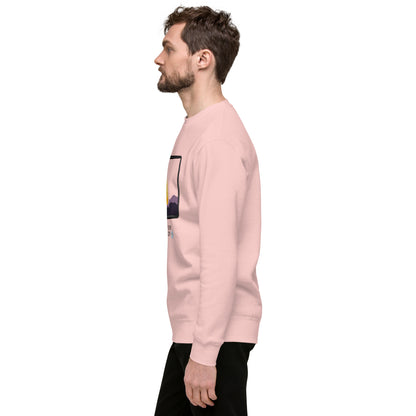 Avenor Sweatshirt image 88 in Sky Blue, size L, showing left-side angle for the The View Awaits design.