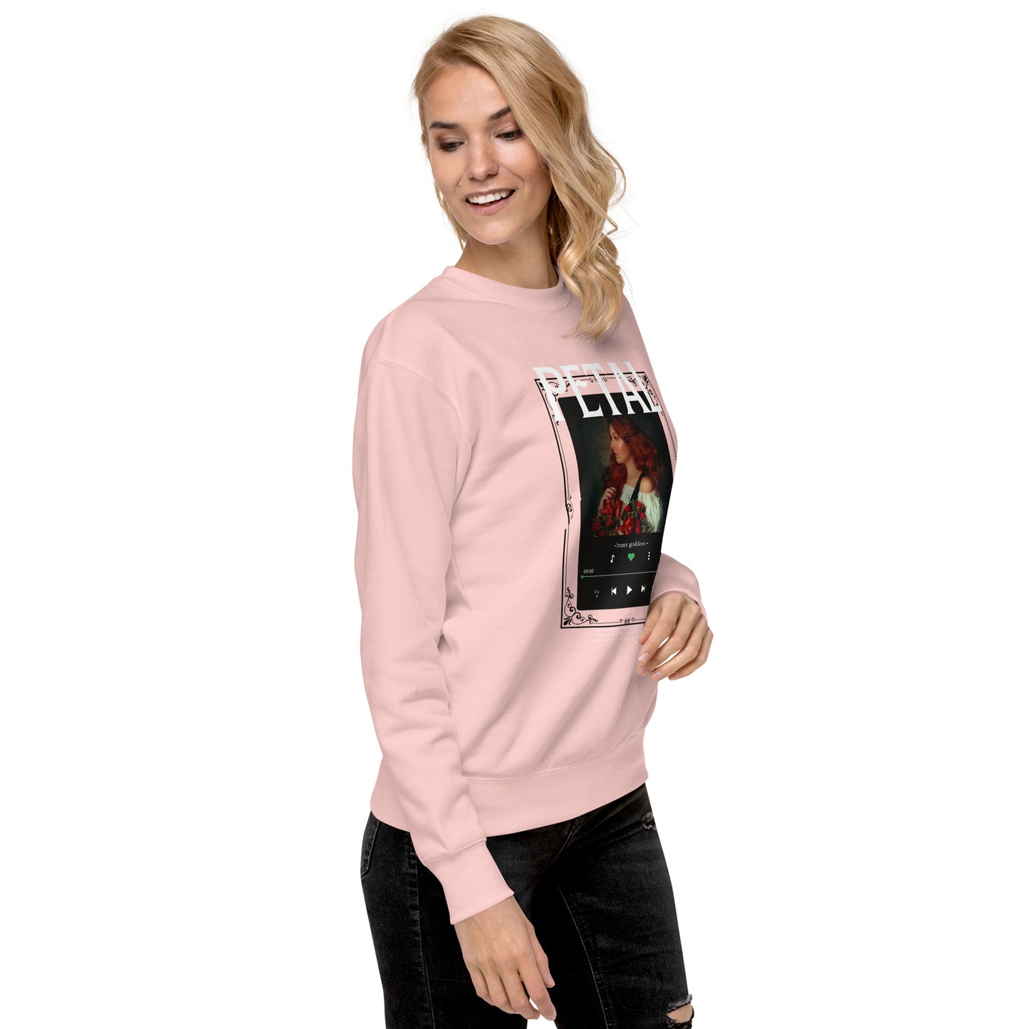 Petaline Sweatshirt image 105: selected colour version with front view, right-side angle of the Petal range.