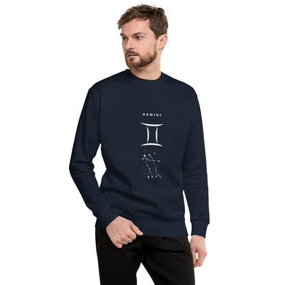 Twin Signal Sweatshirt - Left Placement product image 7 in Navy Blazer, size L, with front view and left placement.