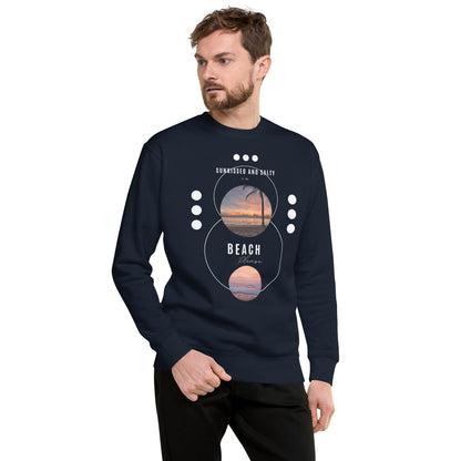 Coastline Attitude Sweatshirt - Left Placement product image 25 in Vintage Black, size S, with front view and left placement.