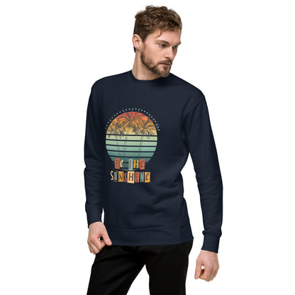 Solara Sweatshirt product image 9 in Navy Blazer, size XL, with front view, left-side angle and design placement.