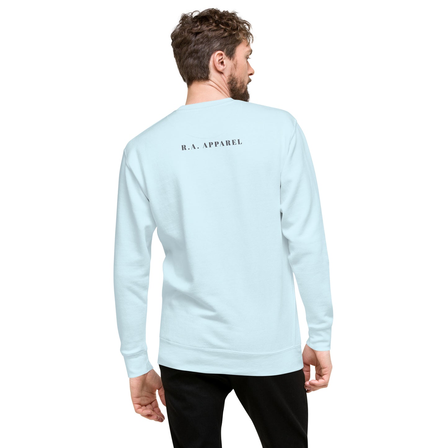 Avenor Sweatshirt image 104 in selected colour, showing back view for the The View Awaits design.