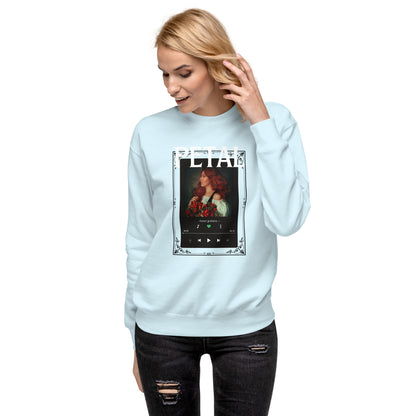 Image 120 of selected colour Petaline Sweatshirt, with Petal artwork visible in front view.