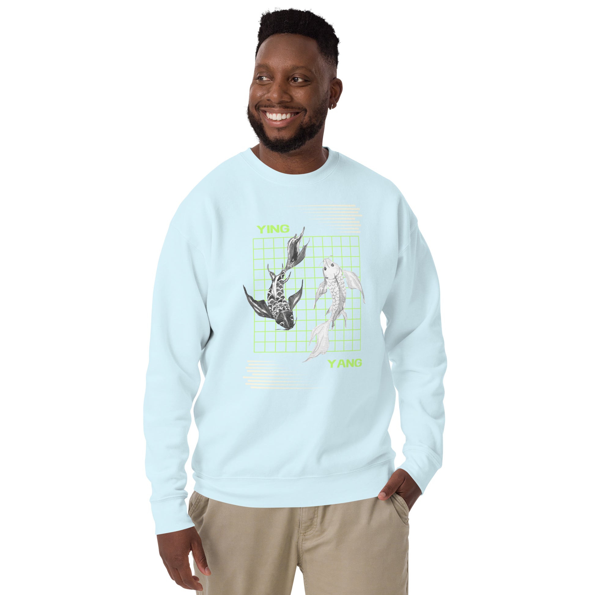 Image 70 of Agave Equinoxe Sweatshirt, size 2XL, with Ying and Yang artwork visible in front view.