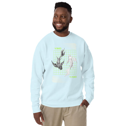 Image 70 of Agave Equinoxe Sweatshirt, size 2XL, with Ying and Yang artwork visible in front view.