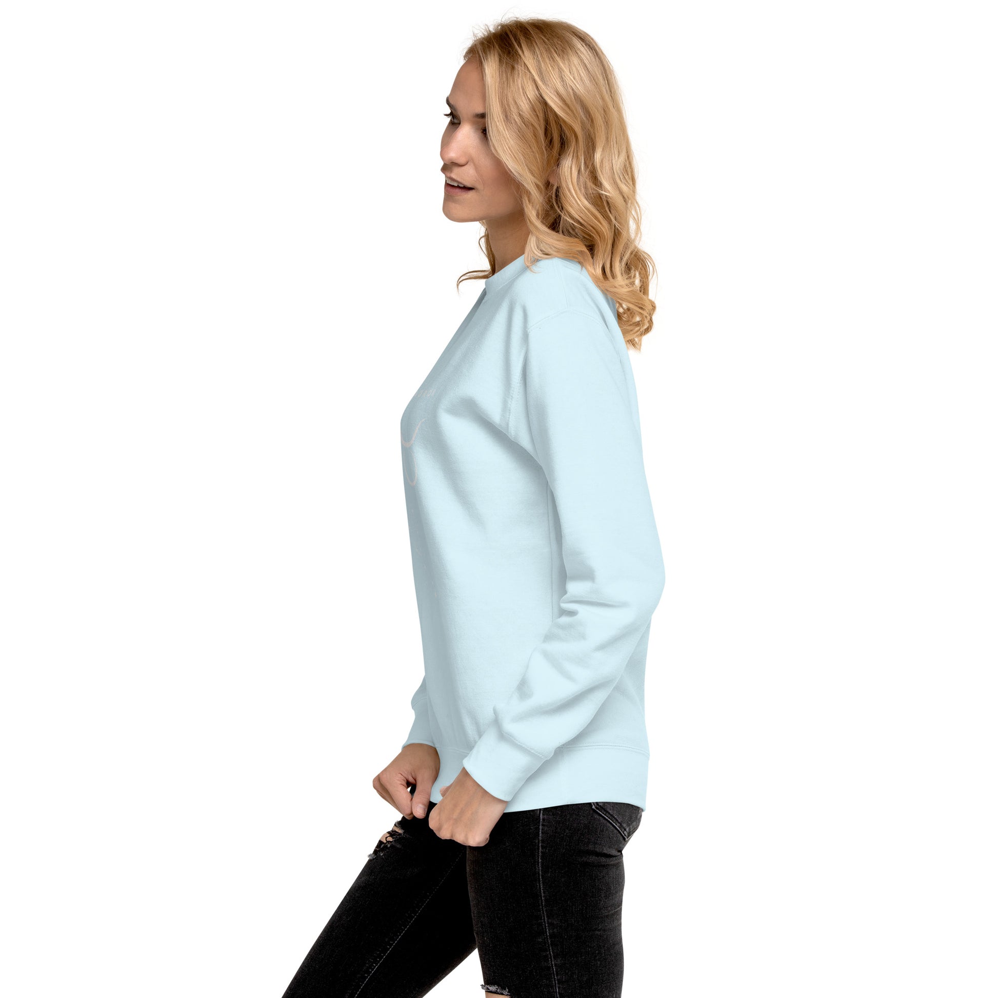Bullborne Sweatshirt - Left Placement product image 123 in selected colour, with left-side angle and left placement.