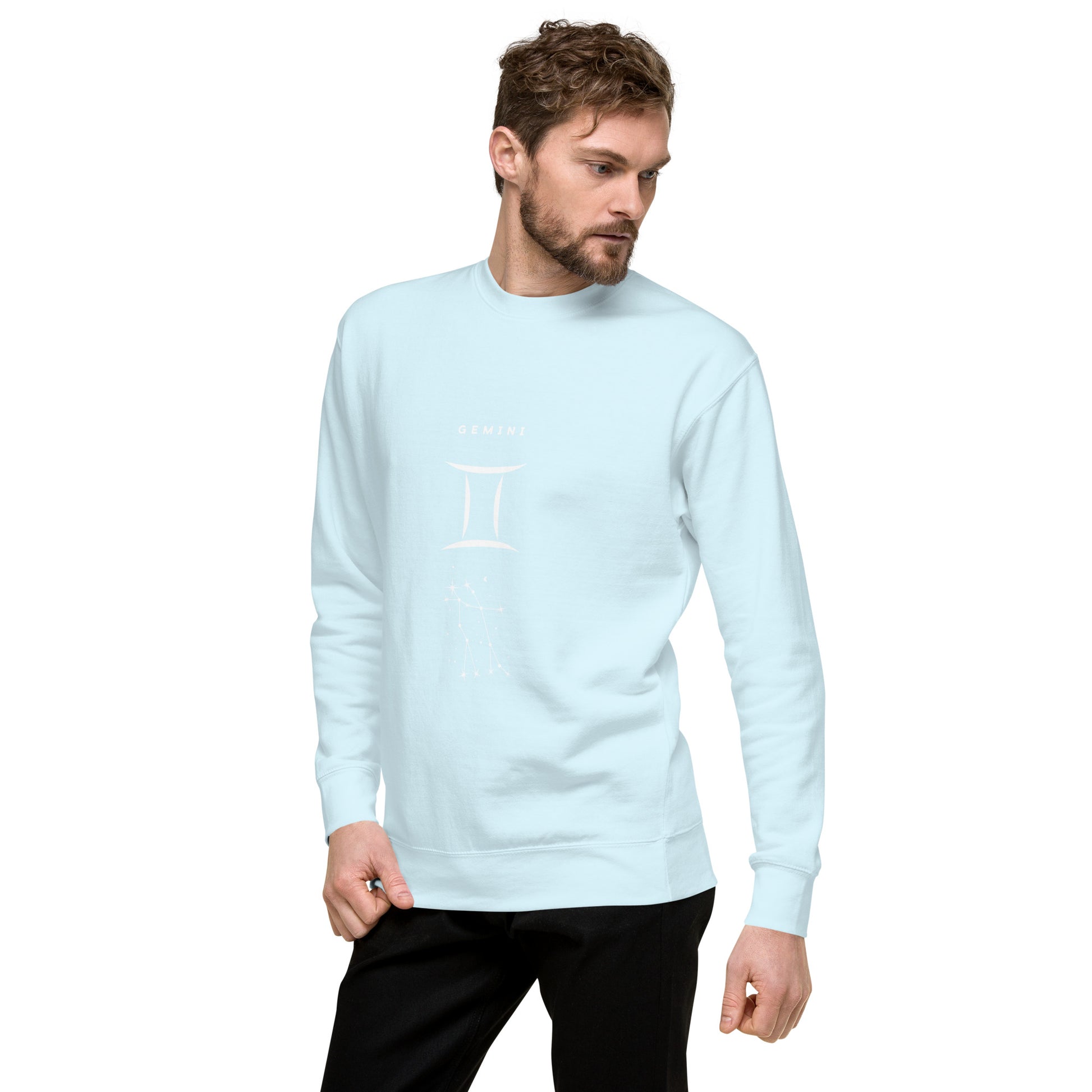 Twin Signal Sweatshirt - Left Placement image 105: selected colour version with front view, left-side angle of the Gemini range.