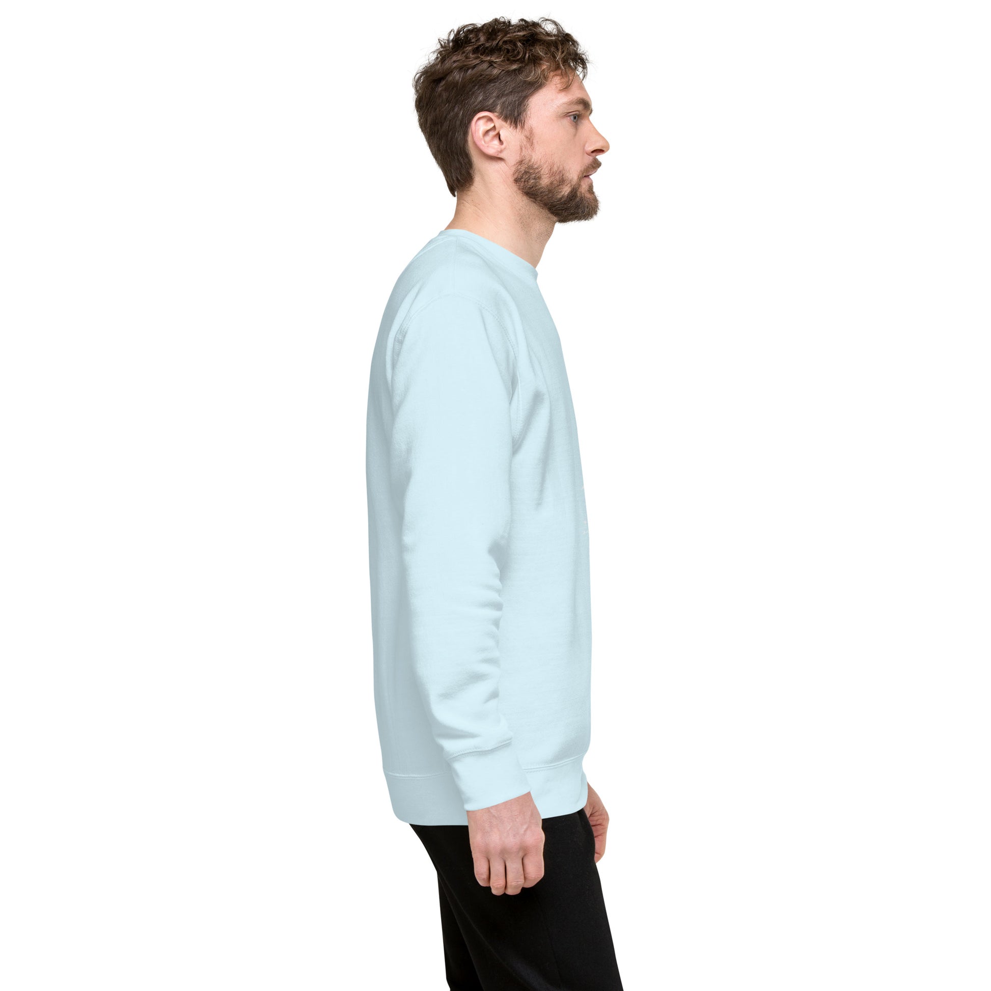 Twin Signal Sweatshirt - Left Placement image 108 in selected colour, showing right-side angle for the Gemini design.