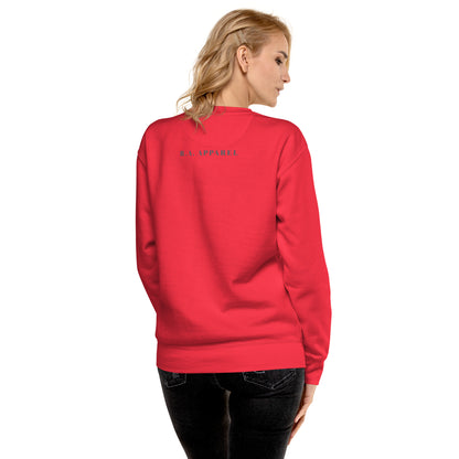 Image 56 of Khaki Petaline Sweatshirt, size S, with Petal artwork visible in back view.