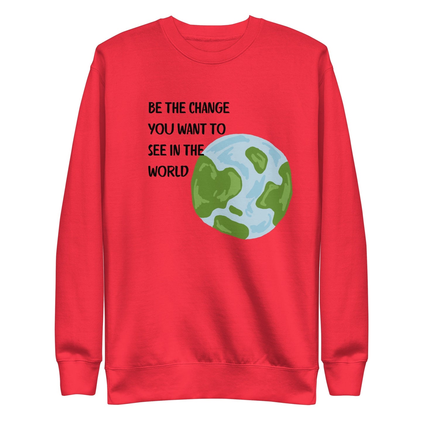 Change Signal Sweatshirt - Left Placement by R.A. Apparel, image 7, front view, Navy Blazer, size M, left placement.