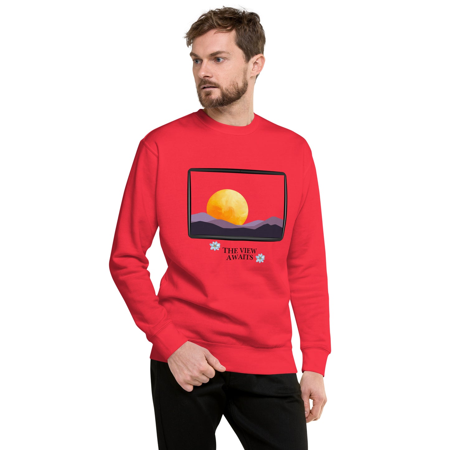 Avenor Sweatshirt image 43: Adobe version, size L with front view of the The View Awaits range.
