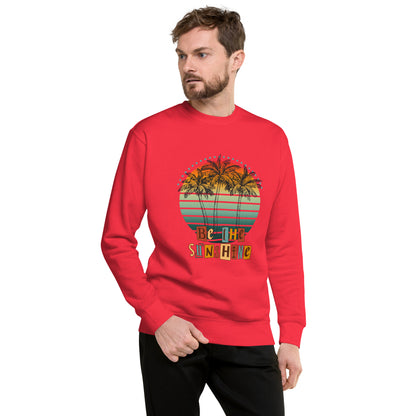 Solara Sweatshirt by R.A. Apparel, image 43, front view, Adobe, size L, design placement.