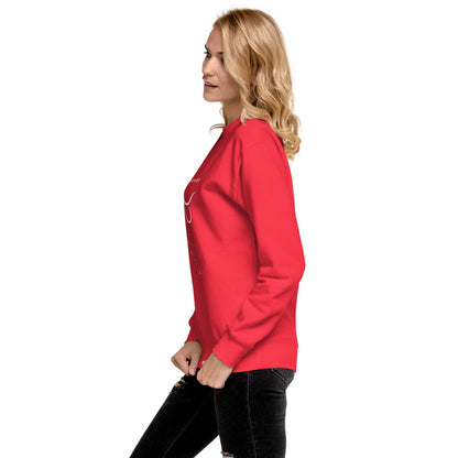Bullborne Sweatshirt - Left Placement by R.A. Apparel, image 52, left-side angle, Carbon Grey, size XL, left placement.