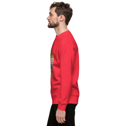 Solara Sweatshirt by R.A. Apparel, image 45, left-side angle, Adobe, size 2XL, design placement.