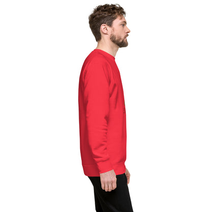 Image 65 of White Grace Mark Sweatshirt - Left Placement, size 2XL, with Blessed artwork visible in right-side angle.