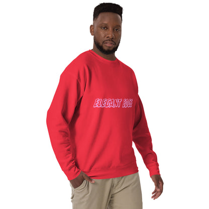 Noir Edge Sweatshirt - Left Placement image 43 in Dusty Rose, size S, showing front view, right-side angle for the Elegant Edge design.