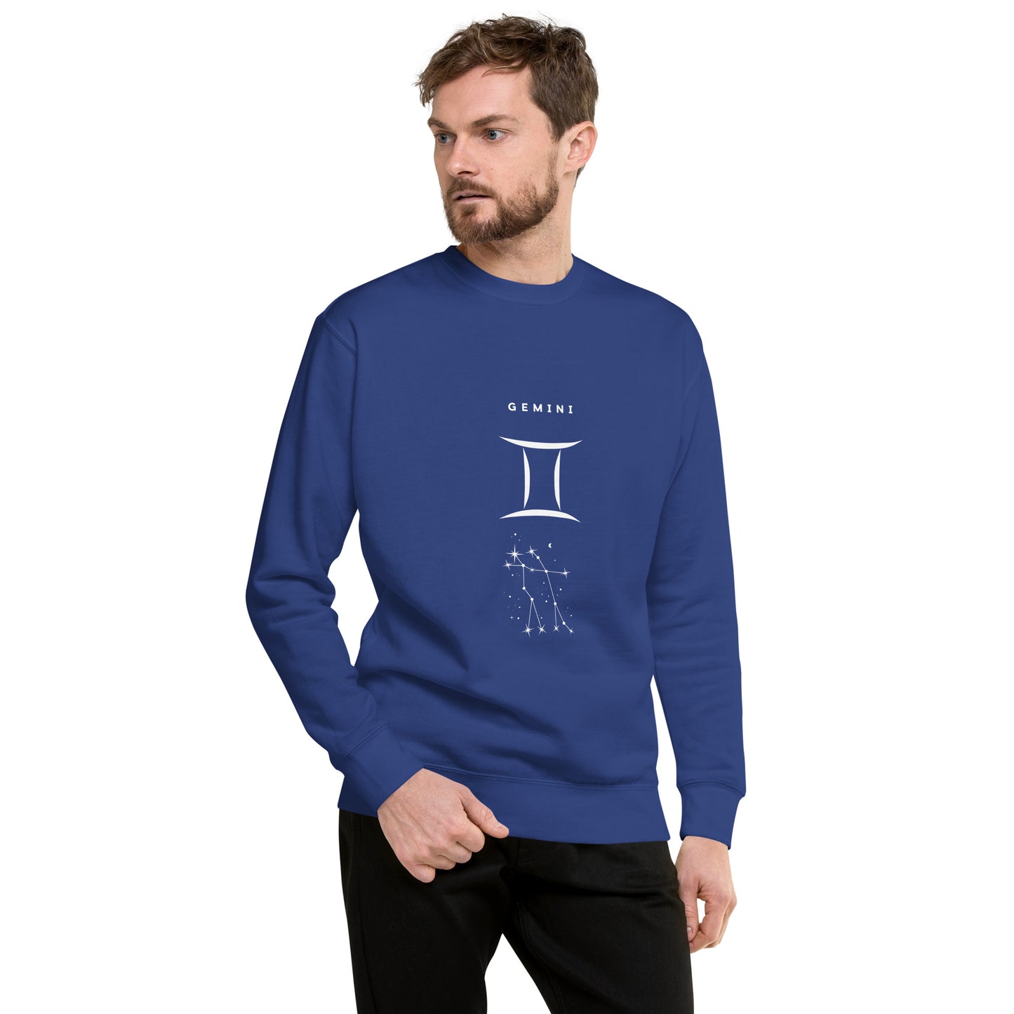 Twin Signal Sweatshirt - Left Placement by R.A. Apparel, image 25, front view, Forest Green, size S, left placement.