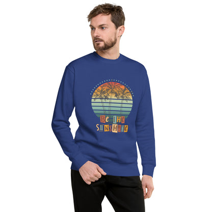 Solara Sweatshirt by R.A. Apparel, image 25, front view, Team Royal, size 2XL, design placement.