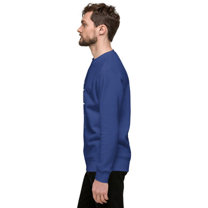 Twin Signal Sweatshirt - Left Placement product image 26 in Forest Green, size M, with left-side angle and left placement.