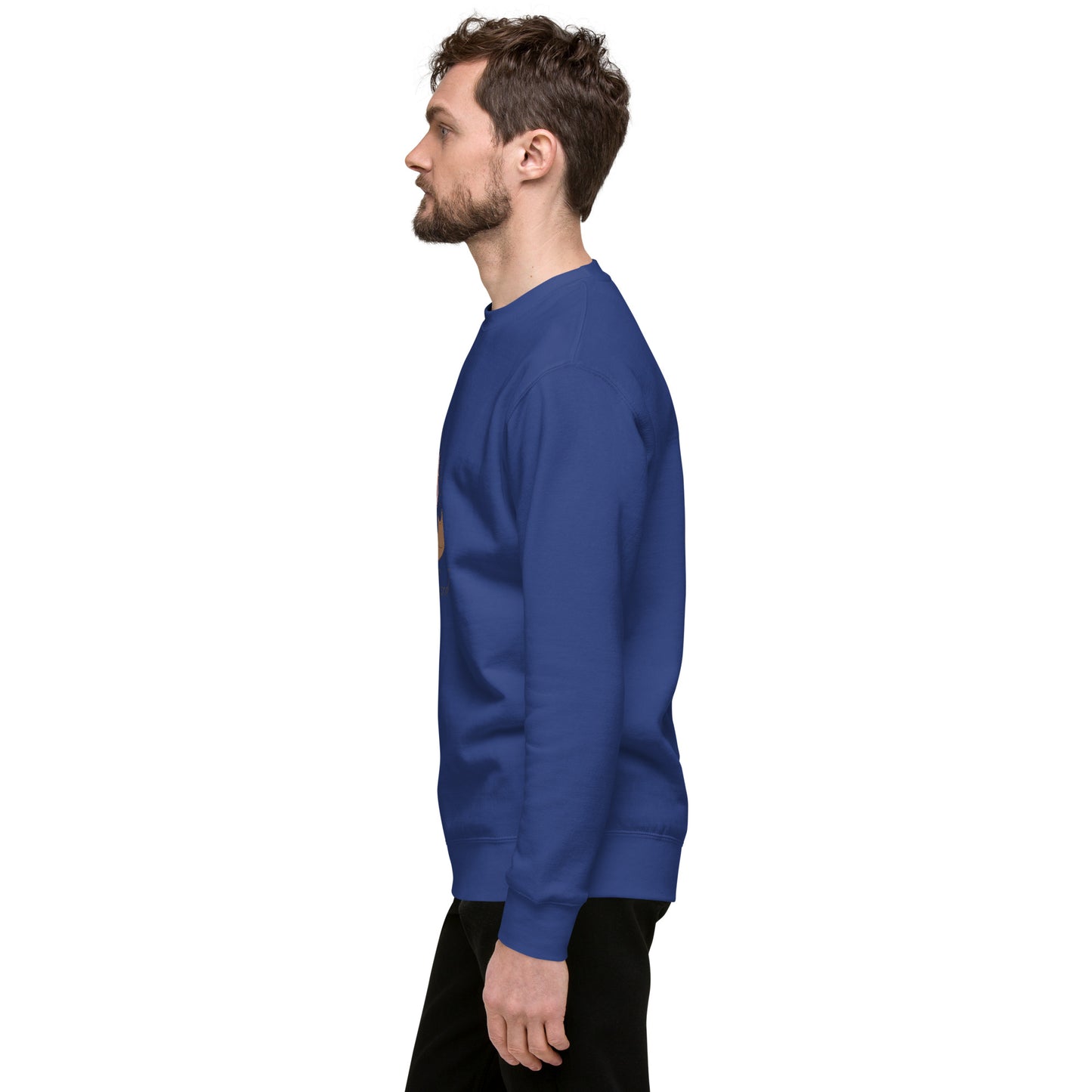 Grace Mark Sweatshirt - Left Placement product image 38 in Team Red, size M, with left-side angle and left placement.