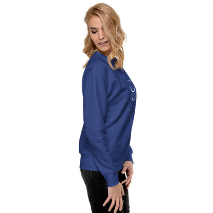 Bullborne Sweatshirt - Left Placement image 34 in Adobe, size M, showing right-side angle for the Taurus design.