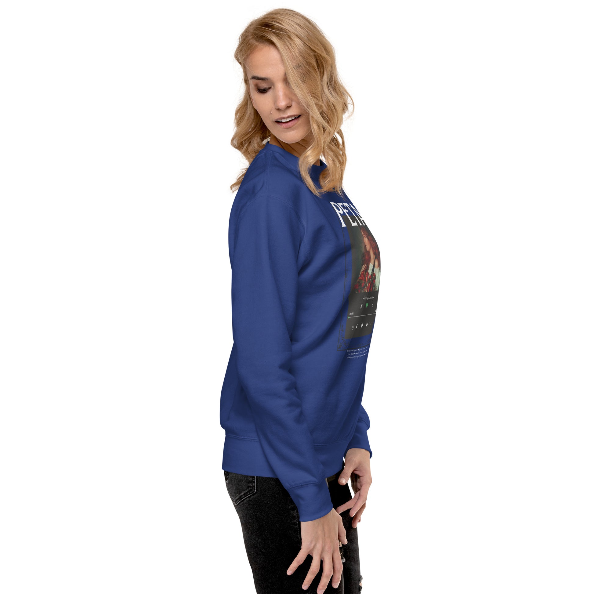 Petaline Sweatshirt image 34 in Forest Green, size XL, showing right-side angle for the Petal design.