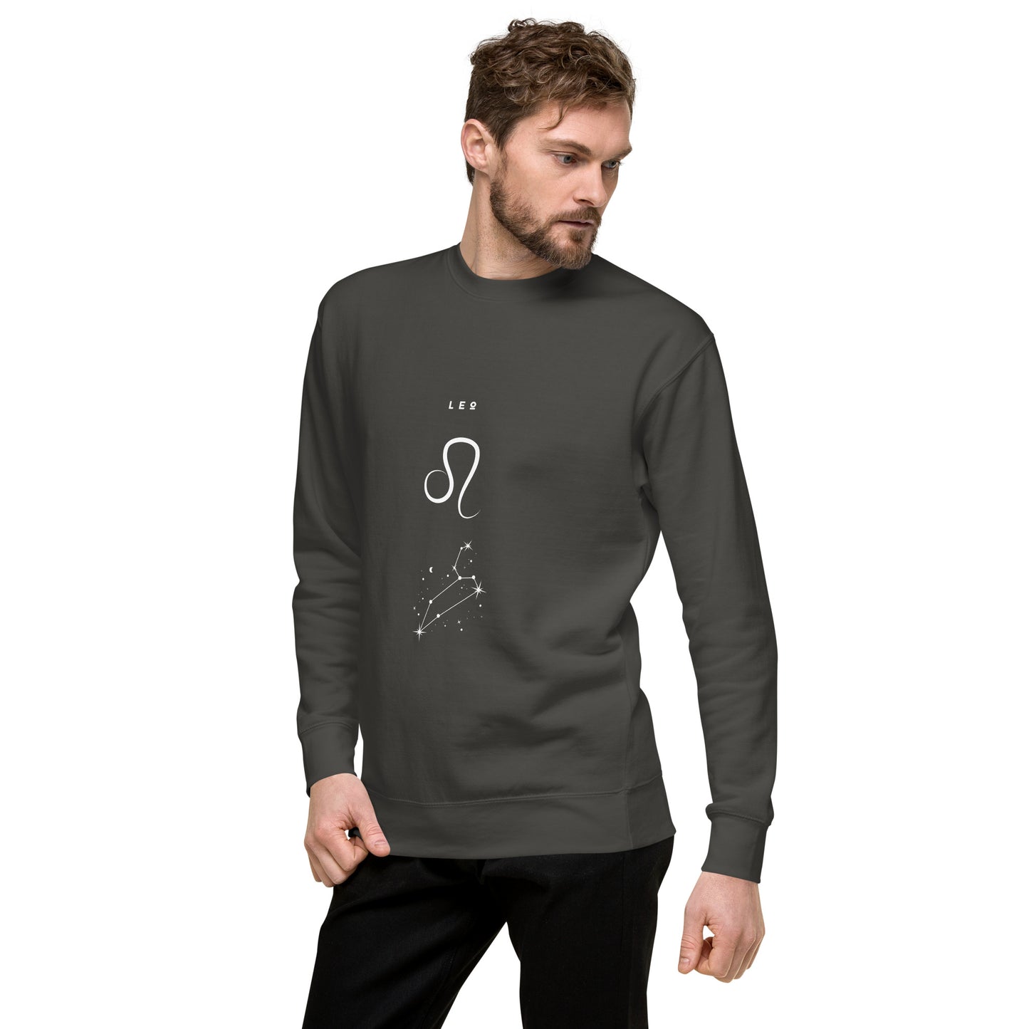 Solmane Sweatshirt - Left Placement image 32: Team Red version, size XL with front view, left-side angle of the Leo range.