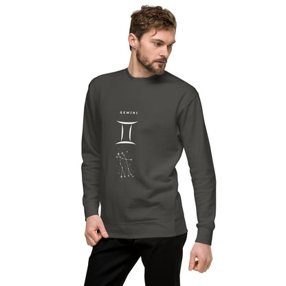 Image 32 of Team Red Twin Signal Sweatshirt - Left Placement, size XL, with Gemini artwork visible in front view, left-side angle.