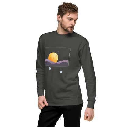 Avenor Sweatshirt image 32: Forest Green version, size M with front view, left-side angle of the The View Awaits range.