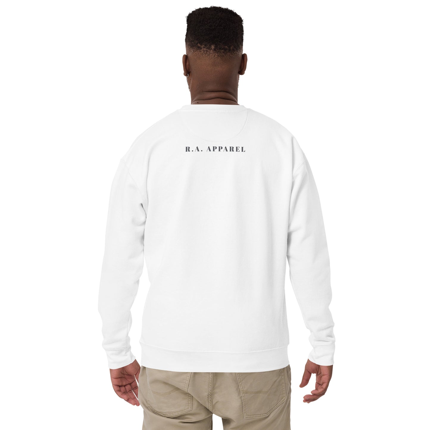 Ascender Sweatshirt - Left Placement product image 8 in Navy Blazer, size M, with back view and left placement.