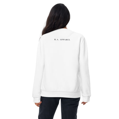 Tideborn Sweatshirt - Left Placement image 38 in Latte, size M, showing back view for the Pisces design.