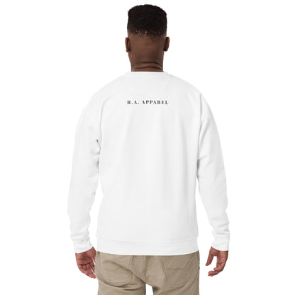 Equinoxe Sweatshirt image 76 in Lavender, size S, showing back view for the Ying and Yang design.