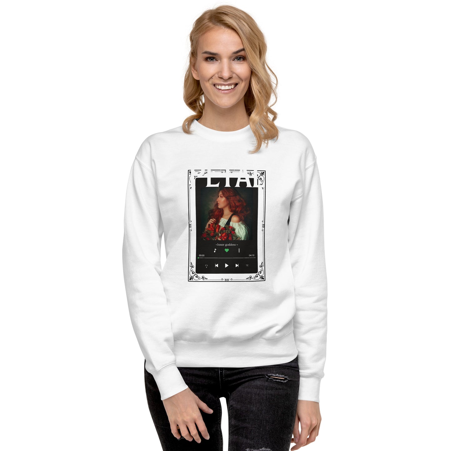Petaline Sweatshirt image 128: selected colour version with front view of the Petal range.