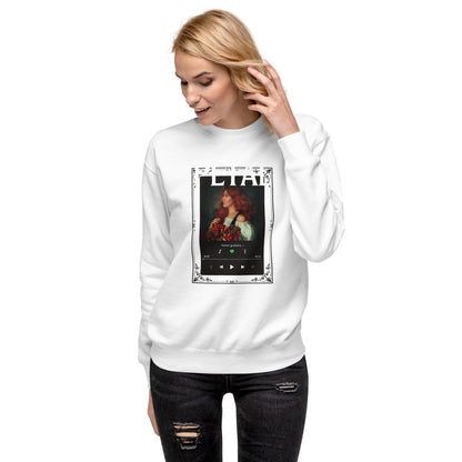Image 127 of selected colour Petaline Sweatshirt, with Petal artwork visible in front view.