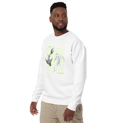 Equinoxe Sweatshirt product image 74 in Light Pink, size XL, with front view, left-side angle and design placement.
