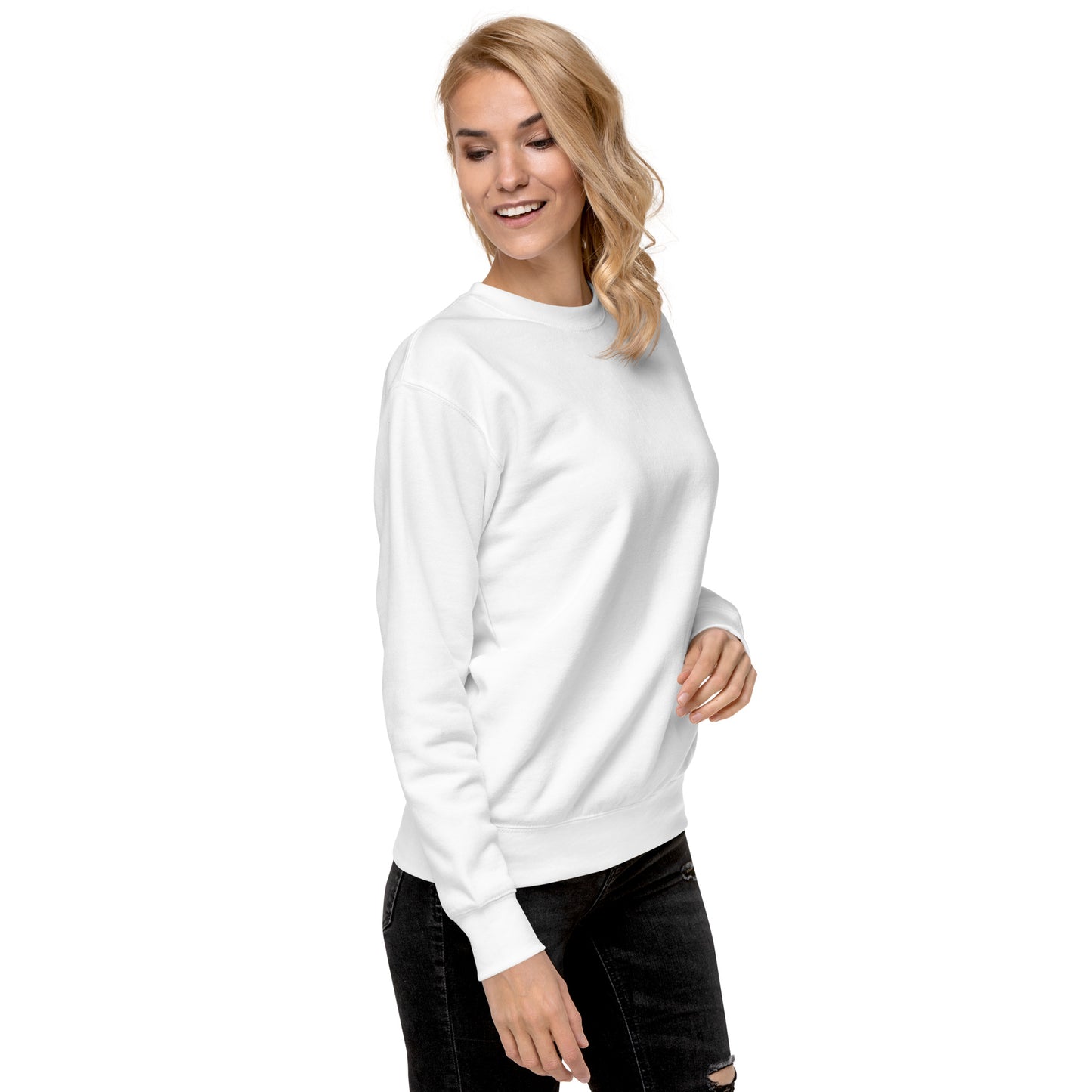 Image 130 of selected colour Bullborne Sweatshirt - Left Placement, with Taurus artwork visible in front view, right-side angle.