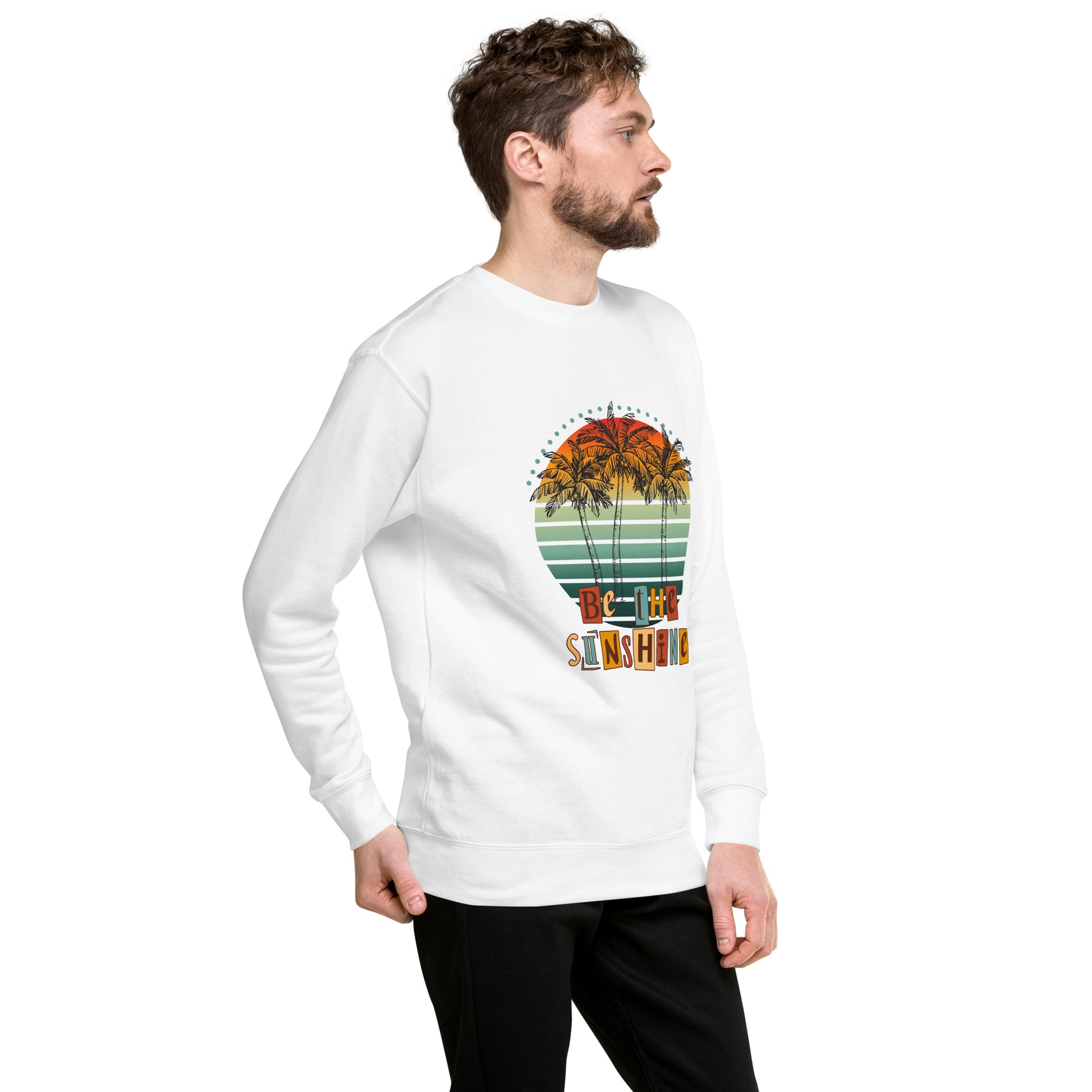 Solara Sweatshirt product image 114 in selected colour, with front view, right-side angle and design placement.