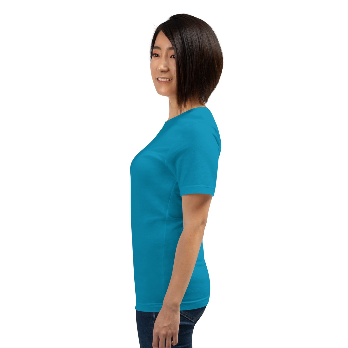 Twin Signal T-Shirt - Left Placement image 65: Tan version, size XS with left-side angle of the Gemini range.