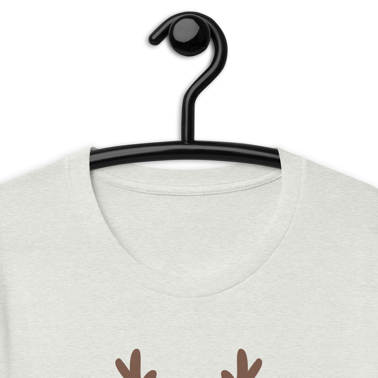 Northern Run T-Shirt - Left Placement image 4: Heather Prism Peach version, size XL with product view of the Reindeer range.
