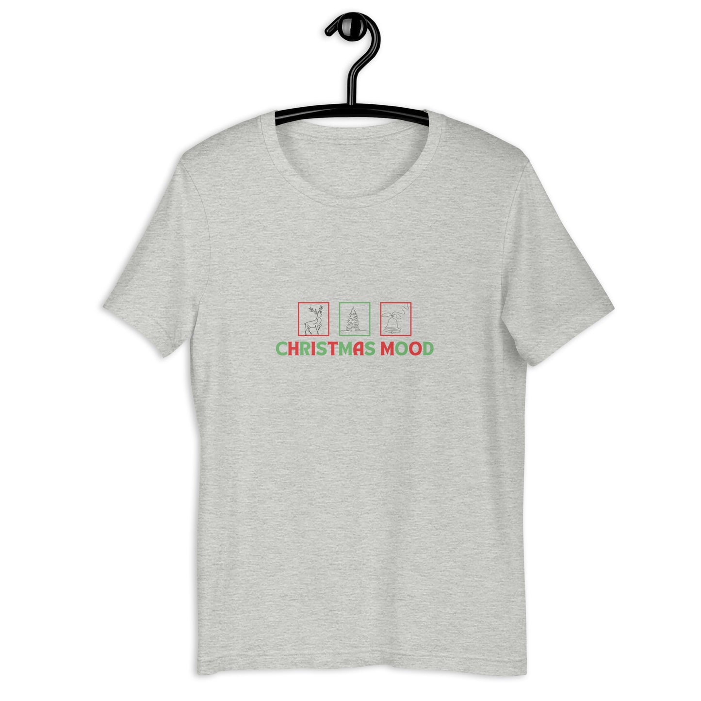 Festive Mood T-Shirt - Left Placement by R.A. Apparel, image 26, front view, Light Blue, size 2XL, left placement.