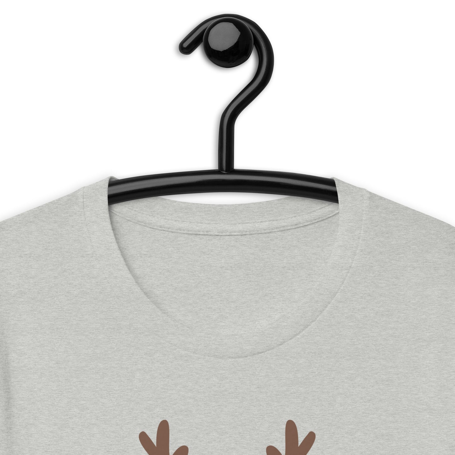 Northern Run T-Shirt - Left Placement image 25 in Light Blue, size XL, showing product view for the Reindeer design.