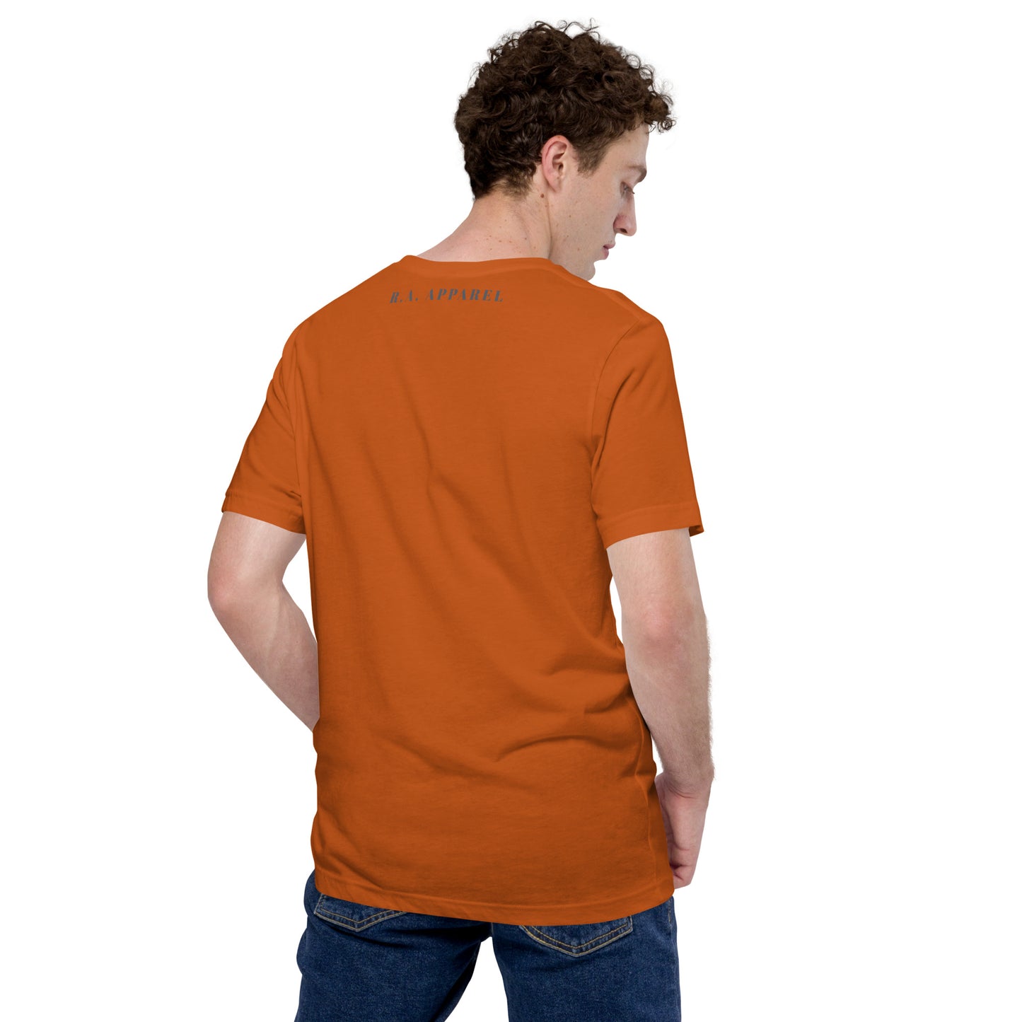Quacksy T-Shirt image 44 in Autumn, size XL, showing back view for the Hello Duck design.