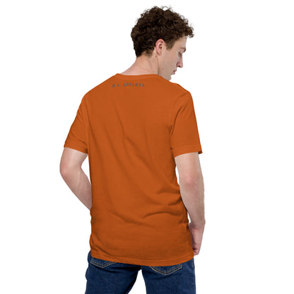 Quacksy T-Shirt image 44 in Autumn, size XL, showing back view for the Hello Duck design.