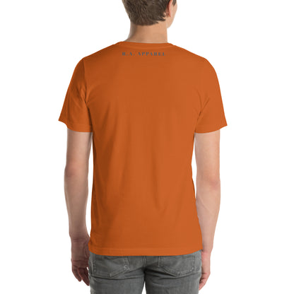 Avenor T-Shirt product image 56 in Aqua, size S, with back view and design placement.