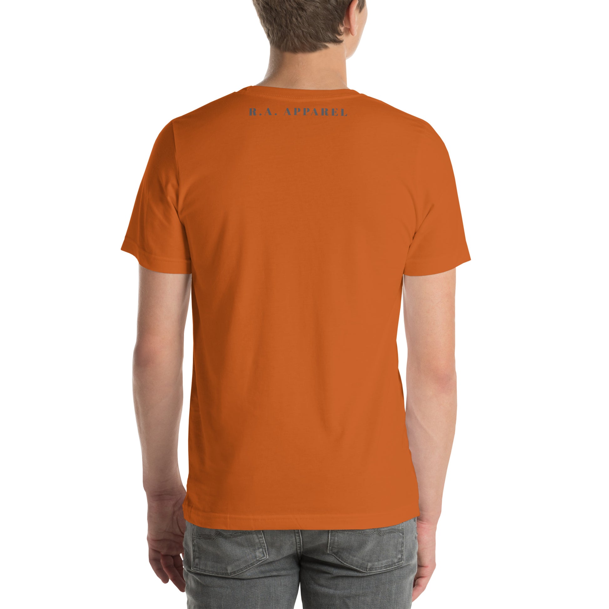 Image 50 of Heather Grass Green Solara T-Shirt, size 2XL, with Be the Sunshine artwork visible in back view.