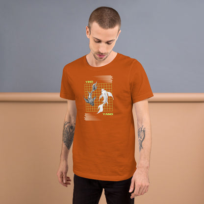 Equinoxe T-Shirt image 33 in True Royal, size L, showing front view for the Ying and Yang design.