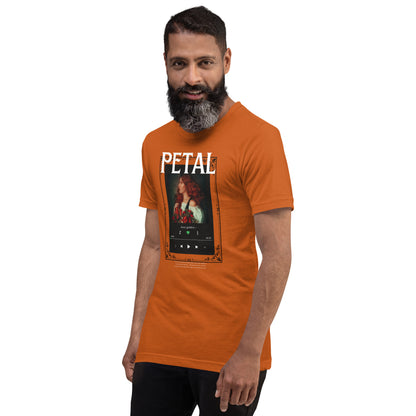 Petaline T-Shirt image 47: Heather Slate version, size M with front view, left-side angle of the Petal range.