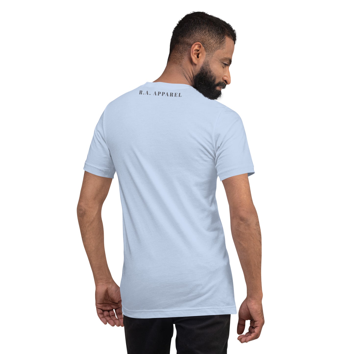 Nightcall T-Shirt - Left Placement image 2 in Pink, size M, showing back view for the Always Sleepy design.