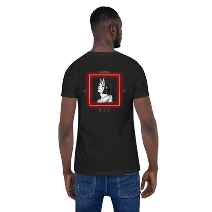 Saiko T-Shirt - Left Placement 34 product image 25 in Navy, size XL, with back view and left placement.